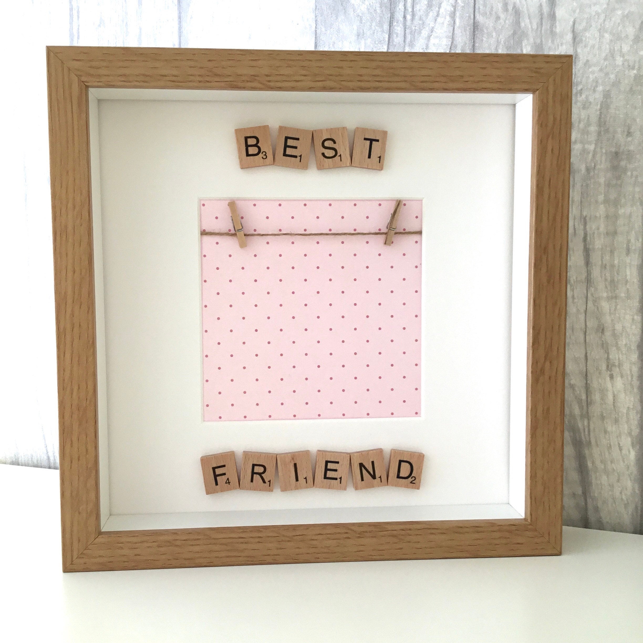 Best friend photo frame Best friend frame Friend photo gift Etsy