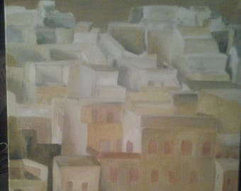 Table Oriental Village oil painting