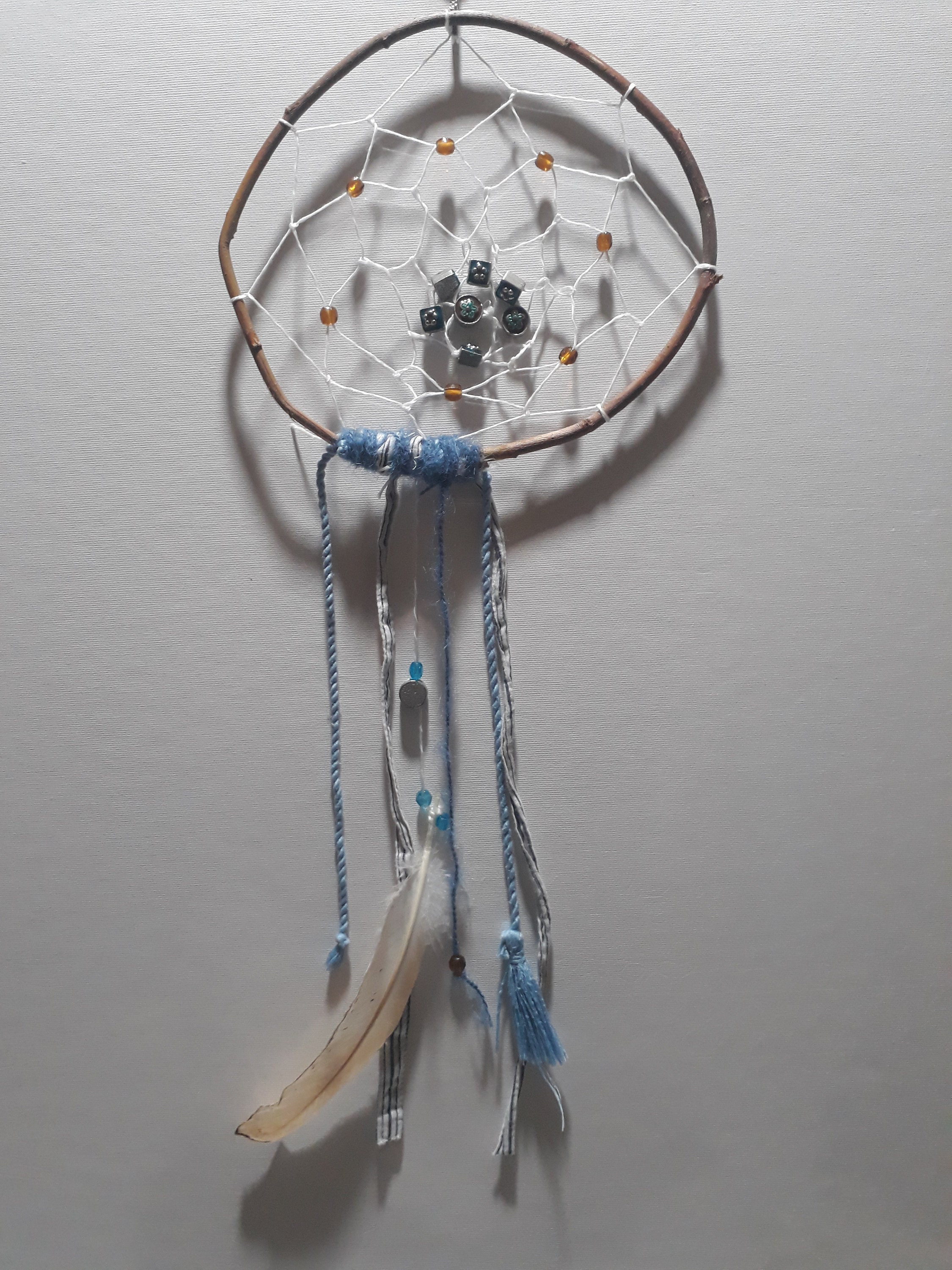 Attrape Rêve Naturel Entièrement Fait Main - Piège à en Saule