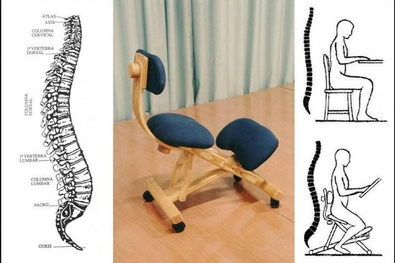 Silla Ergonómica Perfeccionada, asiento de rodillas, silla de moda, alivio del dolor de espalda zdjęcie 1