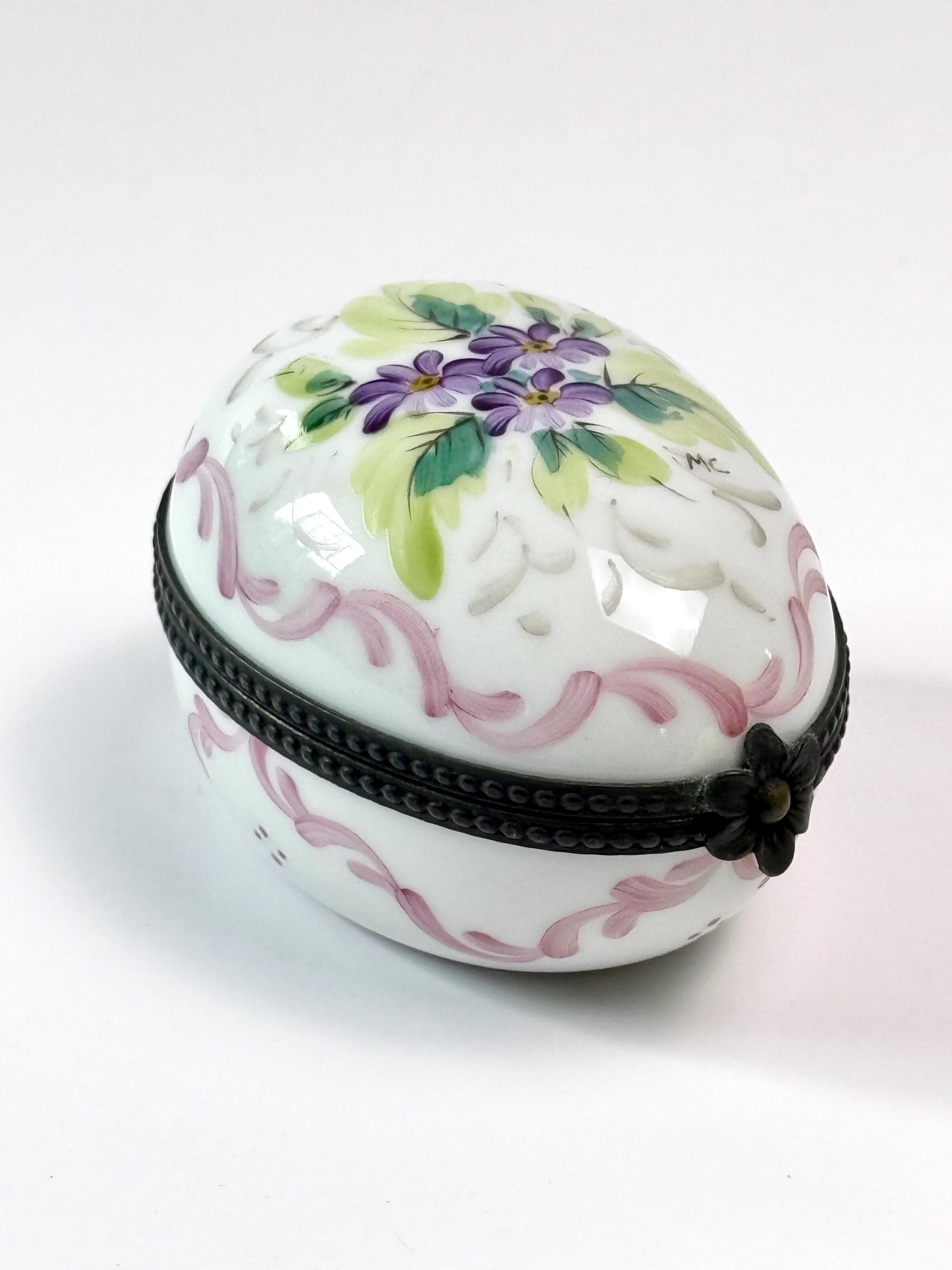 Limoges 花柄ボックス 陶磁器 Limoges box - Etsy 日本