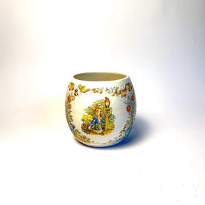 Vintage 1996 Peter Rabbit Vase, Beatrix Potter Teleflora Nursery Decor
