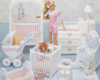 vintage plastic dollhouse furniture