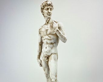 16" Michelangelo David Sculpture