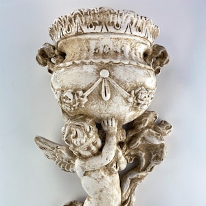 Rare Angel Cupid Wall Planter