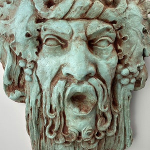 Bacchus Fountain Face