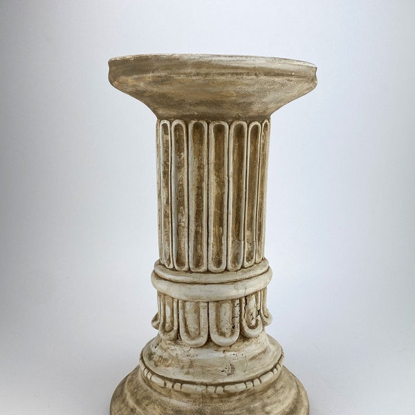 Tuscan Column Italian Fluted Pedestal 16"
