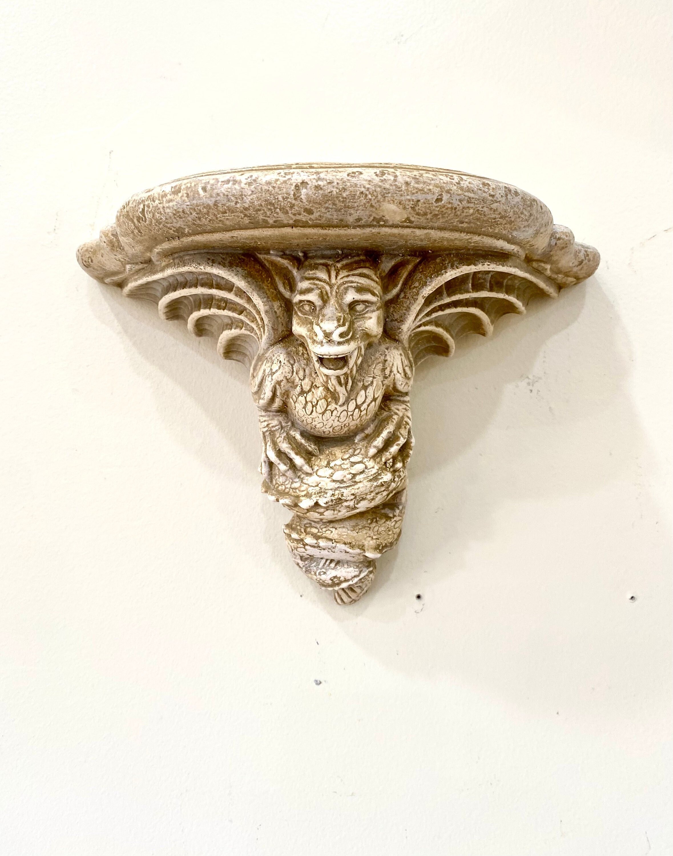 Bat Gargoyle Corbel Sconce Shelf