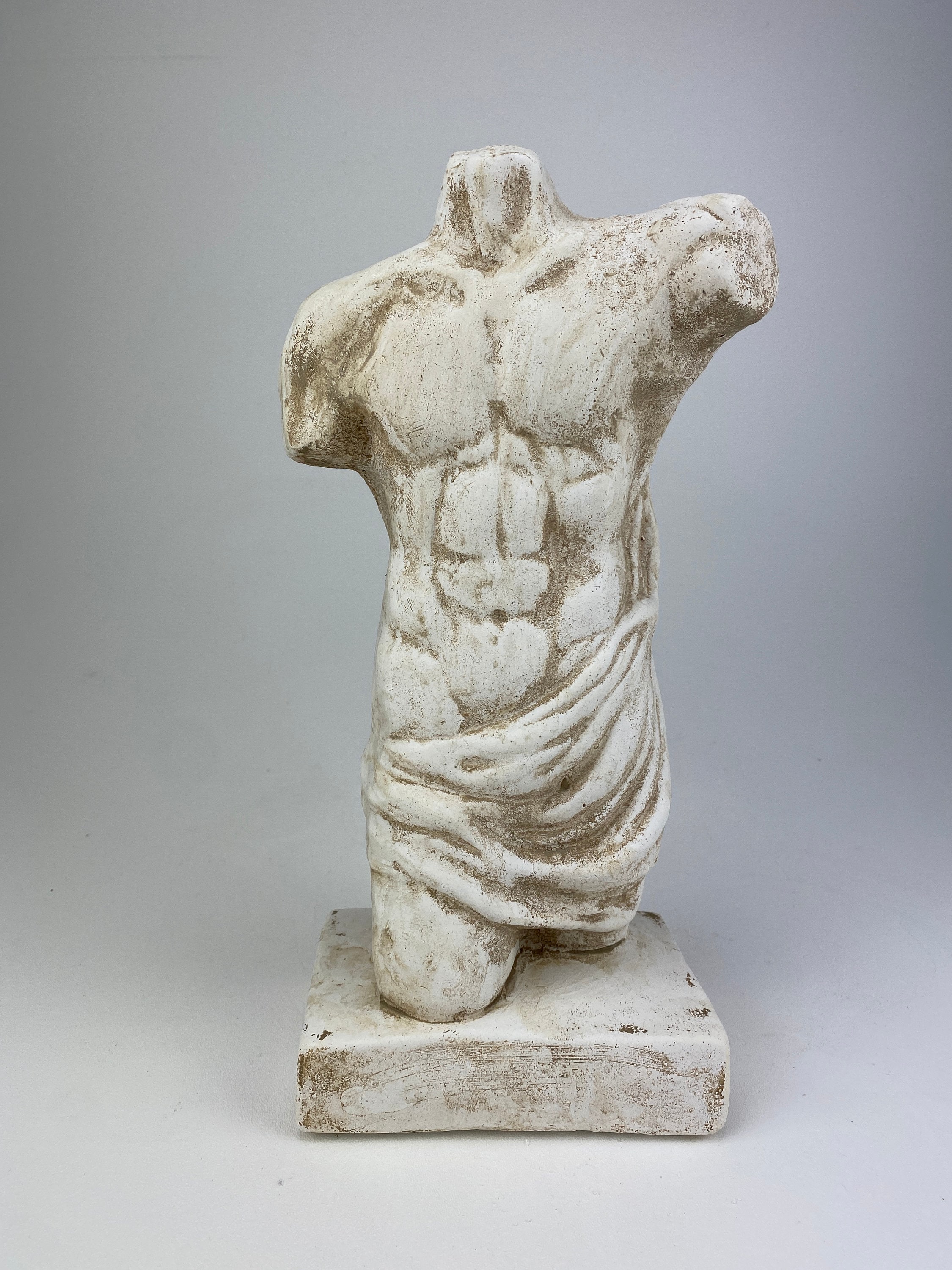 Torso Fragment Of Hercules By Greek Sculptor Lysippos Statue