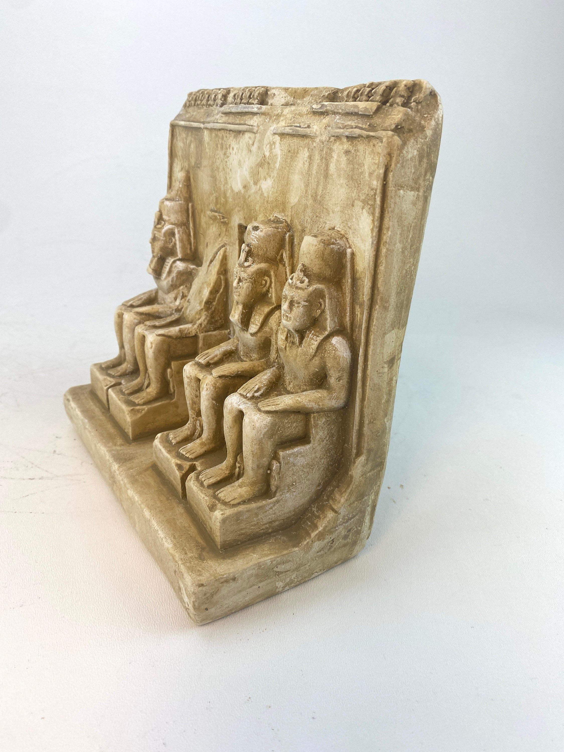 EGYPT 、 アブ・シンベル神殿　『ピラミッド出土品レプリカ』の2点セット その日、太陽が神を照らす “光の奇跡”が本当に奇跡である理由