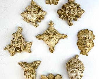 9 Green Creature Collection of Wall Hangings