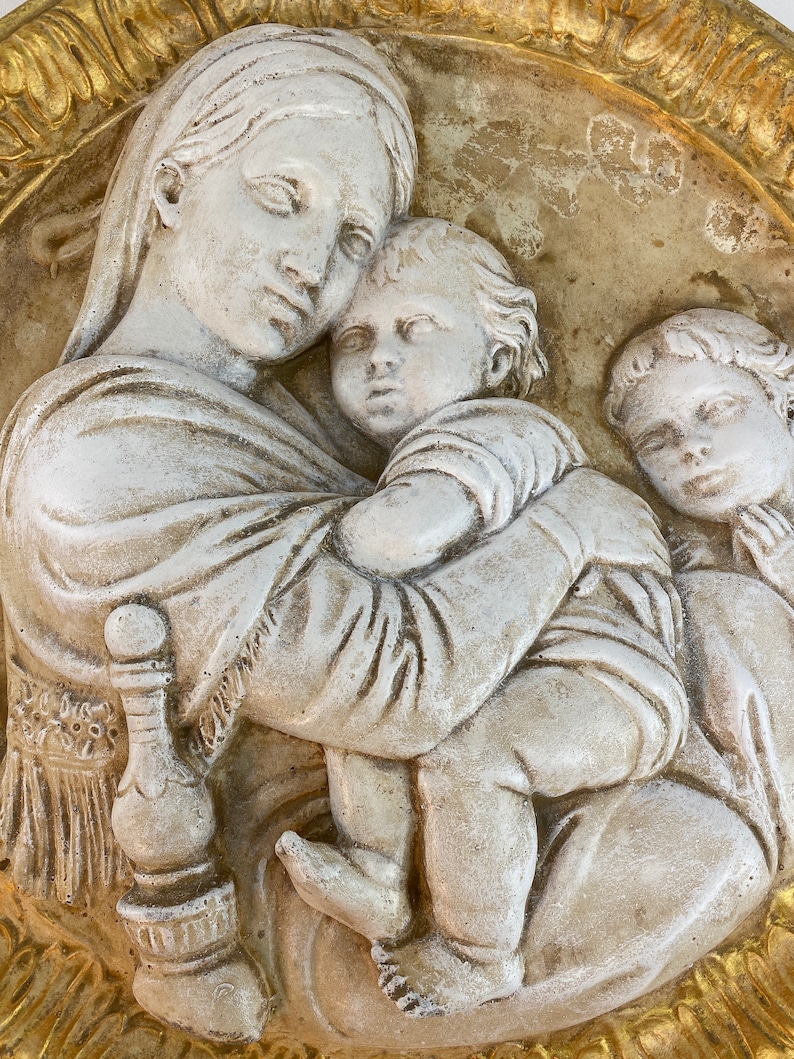 Madonna of the Chair Relief Reproduction of Raphael Painting - Etsy