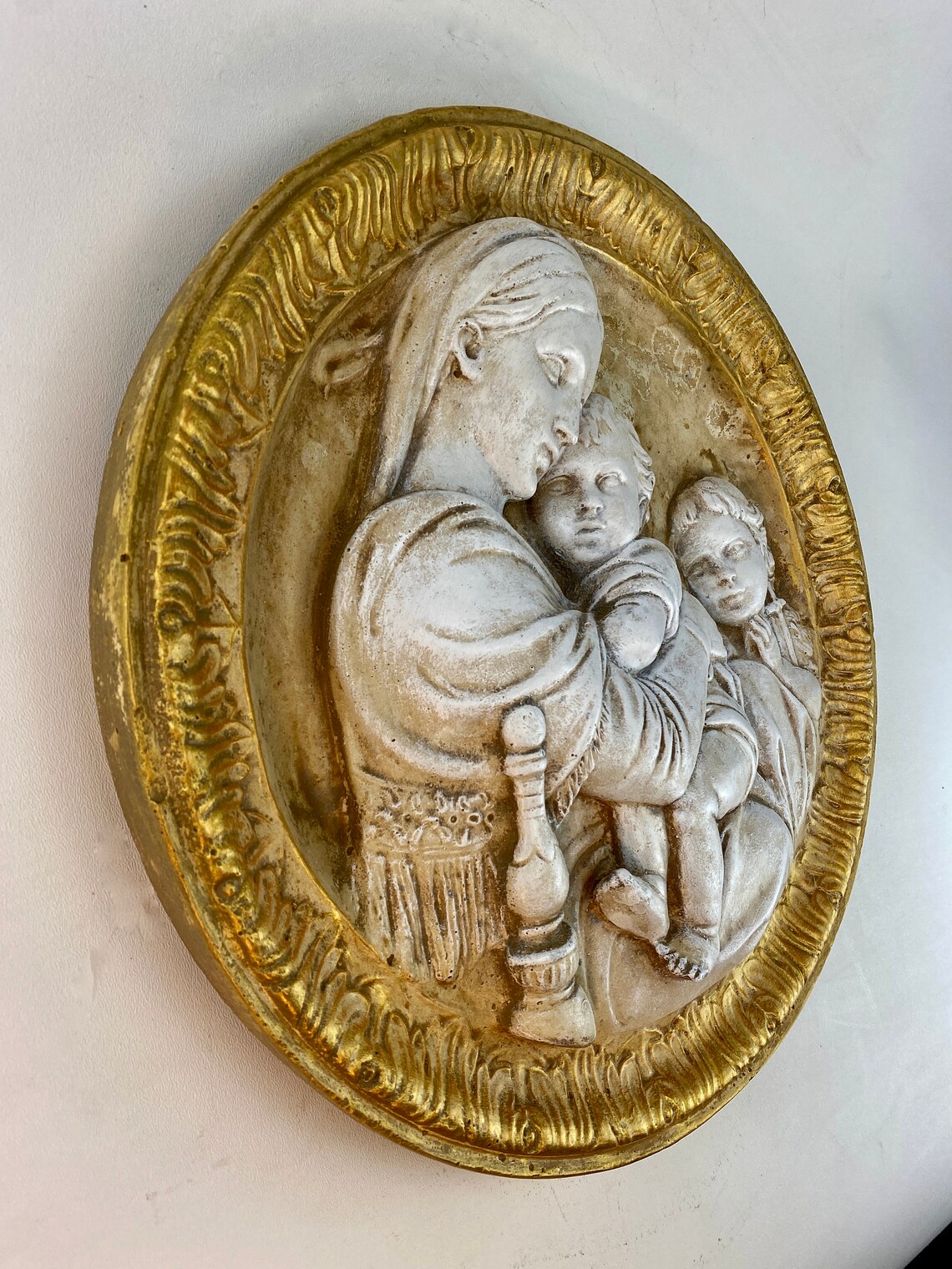 Madonna of the Chair Relief Reproduction of Raphael Painting - Etsy