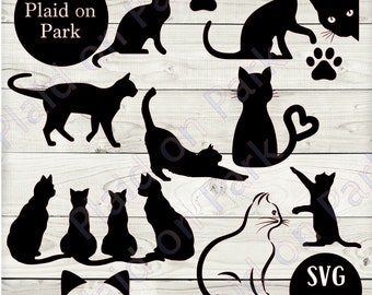 Parking Permit Holder Skin Black Cat Kitten Silhouette Free UK Postage