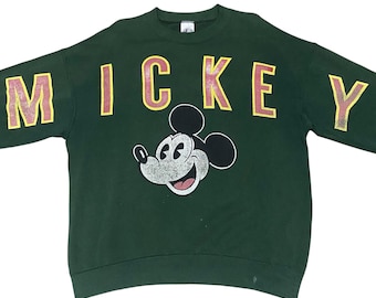 Vintage 90s Mickey Mouse Crewneck Sweatshirt size L