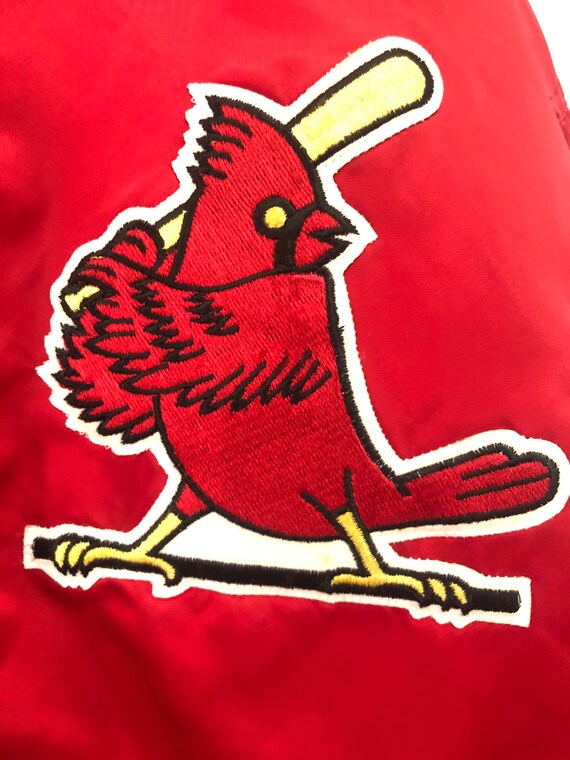 Vintage MLB St. Louis Cardinals Stater Varsity Ja… - image 8