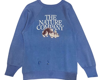 Vintage 70s Sunfaded Thrashed Crewneck size S