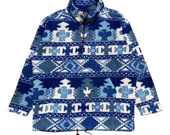 Sudadera de forro polar vintage Sun Body Native, talla L