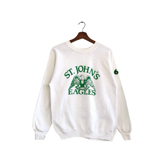 Vintage 80s St John’s Eagles College Sweatshirt - image 1