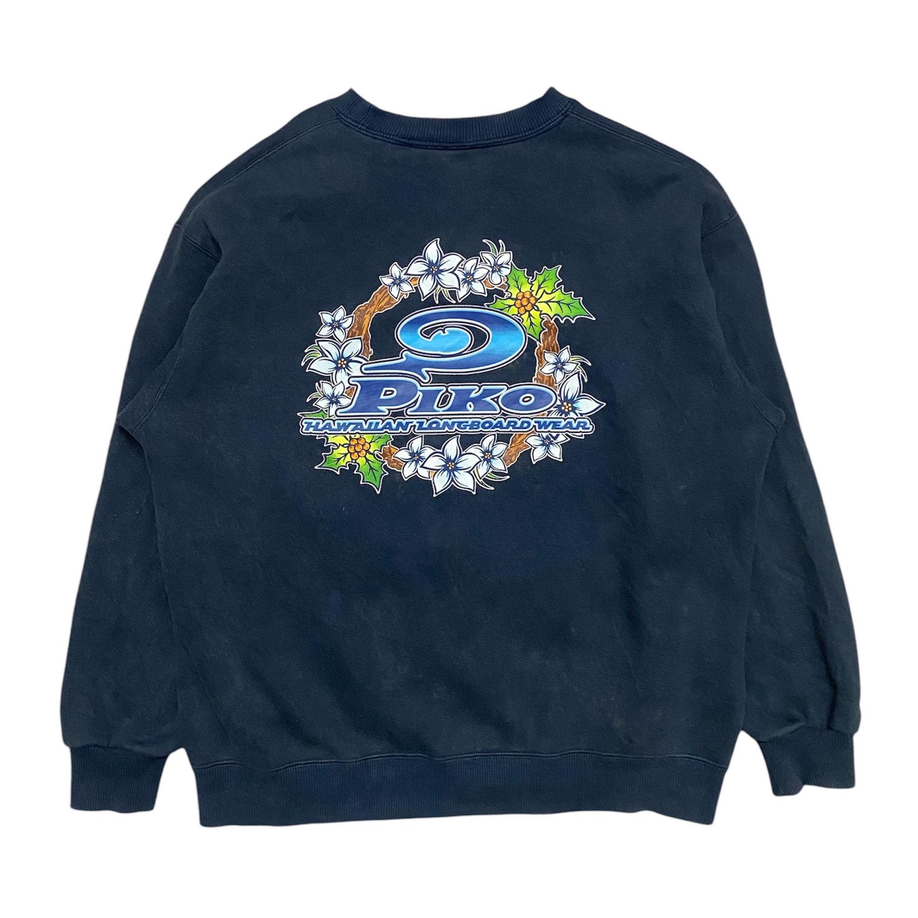 Vintage Piko Hawaiian Longboard Wear Sweatshirt Size L - Etsy
