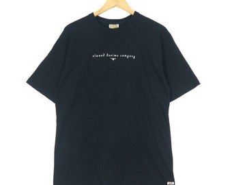 Elwood Denim Company Vintage 90s Crewneck T-Shirt Made in USA