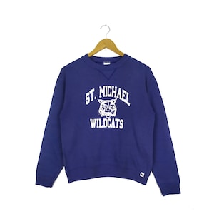 St.Michael Wildcats Vintage 90s Crewneck Sweatshirt