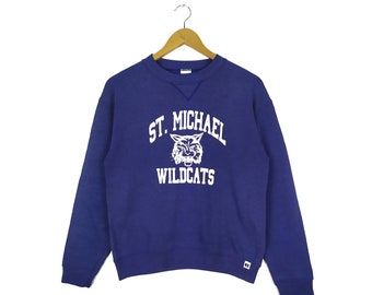 St.Michael Wildcats Vintage 90s Crewneck Sweatshirt