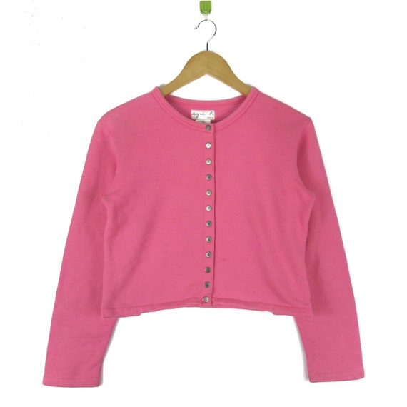 Agnes B. Button Down Ladies Sweatshirt
