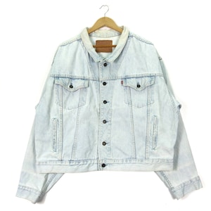Rare!!! Levi&#39;s Vintage 90s Button Up Jeans Jacket Size XL