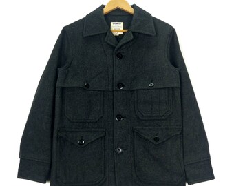 Wełniany płaszcz Oshkosh Heavy Coat Klasyczny Oryginalny Artykuł Vintage Lata 90.