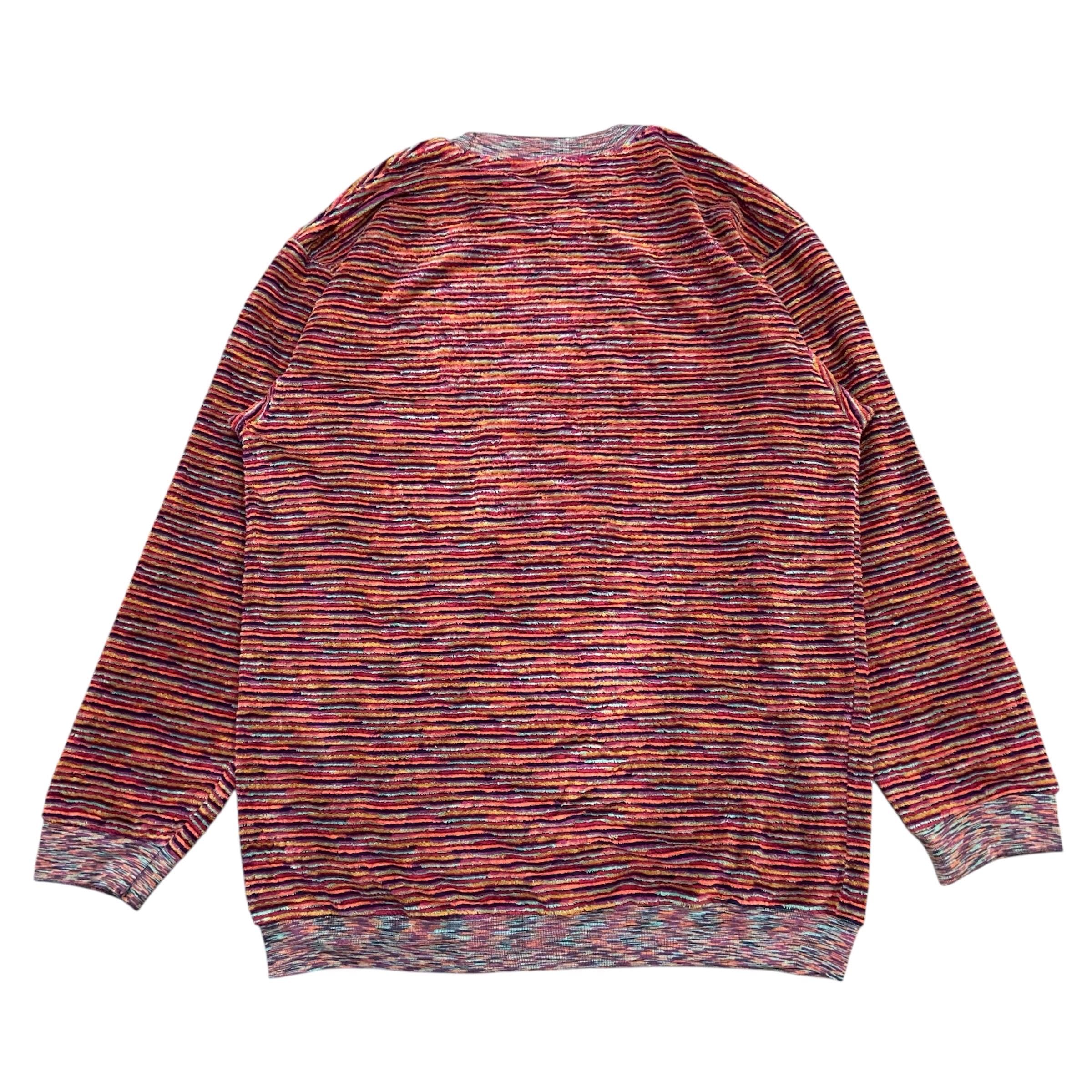 Vintage 90s/y2k Missoni Terry Cloth Loungewear Top | Long Sleeve