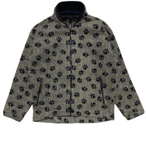Vintage Jack Wolfskin Fullprint Fleece Opti zipper size S