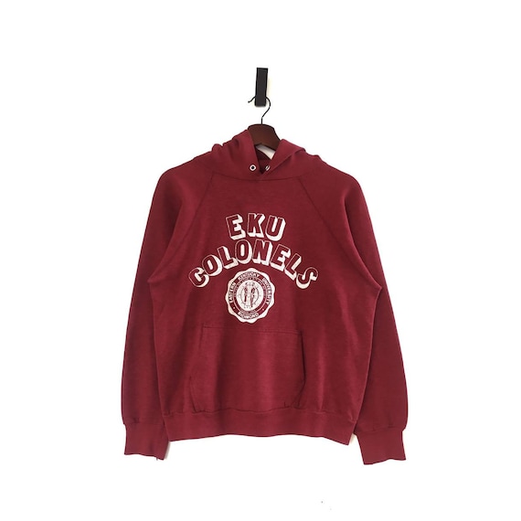 Vintage 80s Eastern Kentucky University Richmond Hoodie Etsy