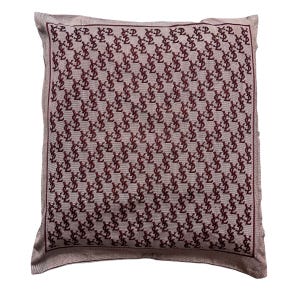 Vintage Yves Saint Laurent Monogram Pillowcase