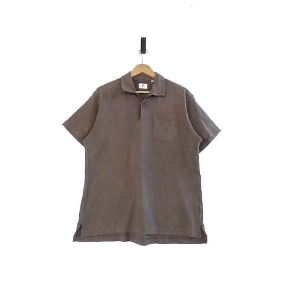 uniqlo brown polo shirt