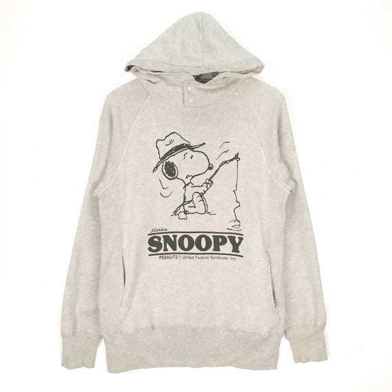 Snoopy Vintage 90s Hooded Jumper Pullover Sweatsh… - image 1