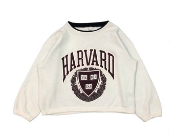 Vintage 70s Harvard University Crop Top