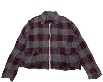 アーカイバル アンダーカバー 1995AW ブロックチェック ガーゼブルゾン