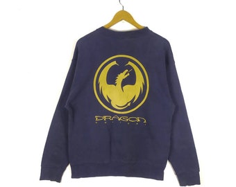 Vintage 90s Dragon Optical Big Logo Crewneck Sweatshirt
