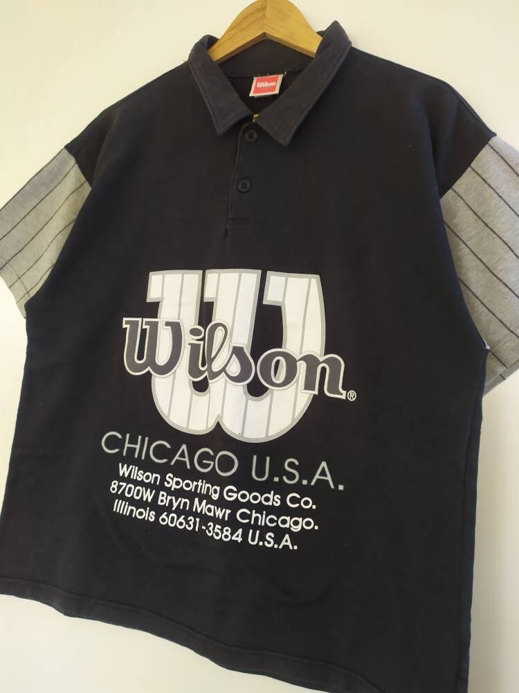 ヴィンテージ ウィルソン ビッグ ロゴ ポロ Tシャツ - Etsy 日本