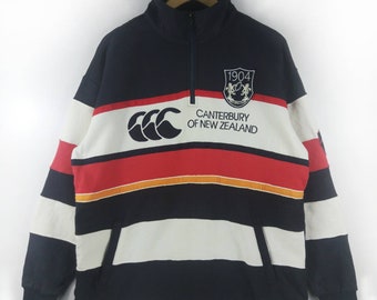 Canterbury of New Zealand Embroidery Logo Pullover Jumper Sweatshirt