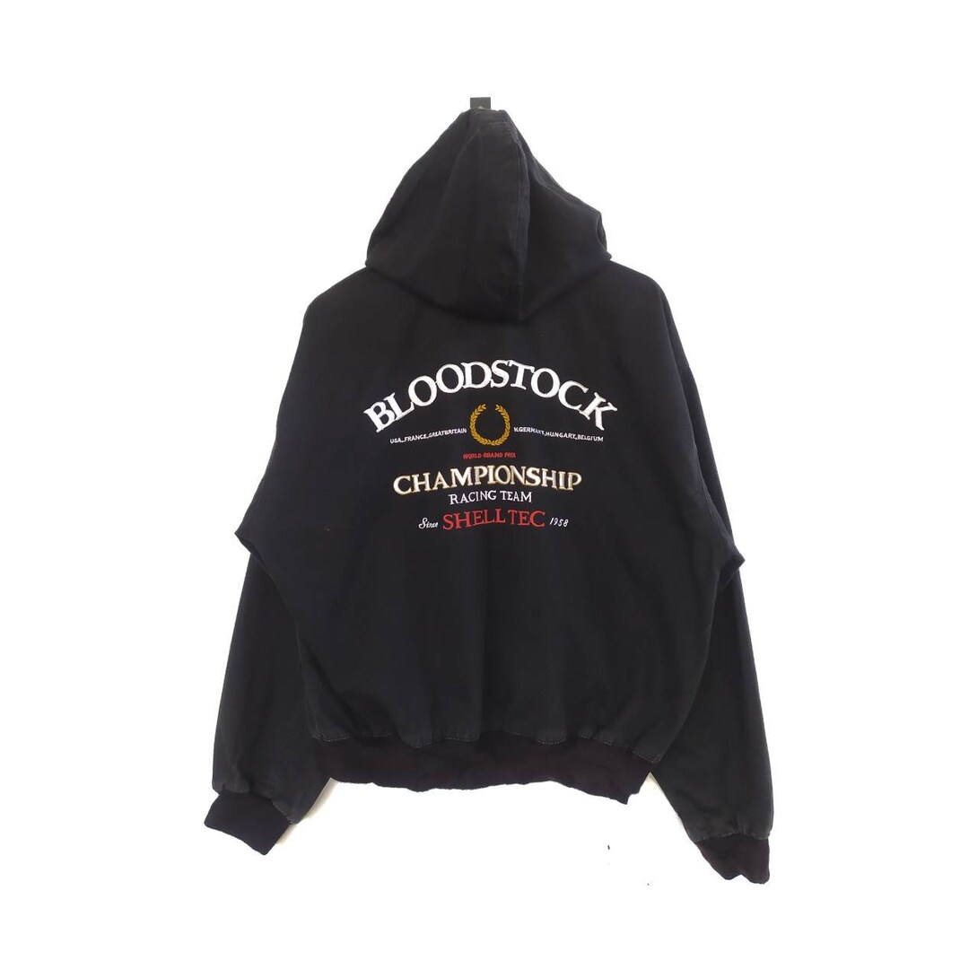 数少 vetements Champion テープロゴフーディー （ブランド古着  