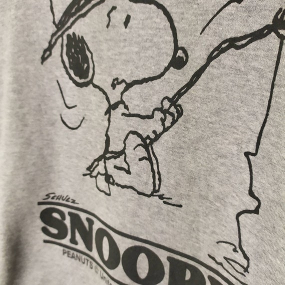 Snoopy Vintage 90s Hooded Jumper Pullover Sweatsh… - image 3