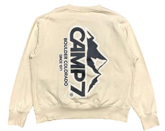 Sudadera de cuello redondo de peso pesado Camp7 Outdoors talla M
