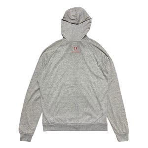 May include: Gray hooded sweatshirt with a red "29" and "NO FORMAL" text on the back.