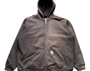 Sudadera con capucha vintage Thrashed Carhartt talla XL
