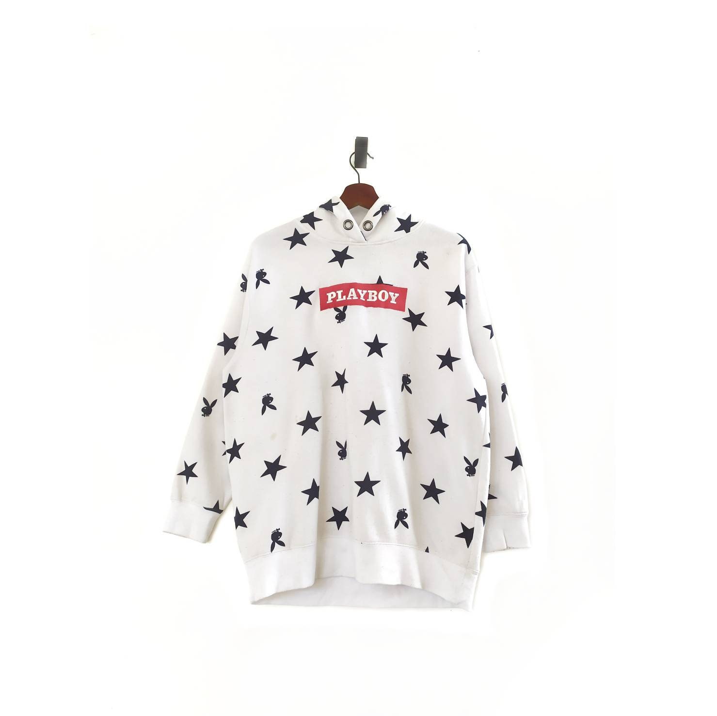 Playboy Box Logo All Over Print Hoodie Sweatshirt - Etsy