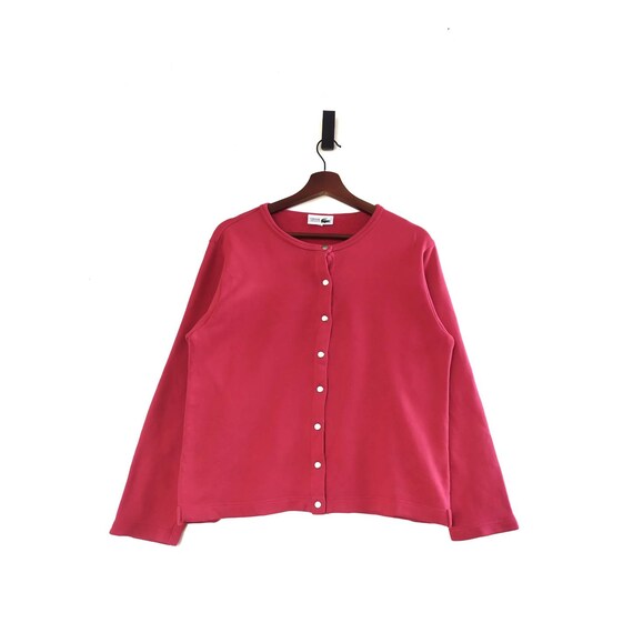 Vintage Chemise Lacoste Snap Button Sweatshirt