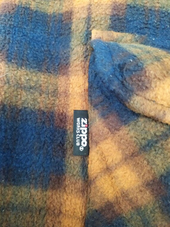 Vintage Zippo Works Flannel Jacket - image 8