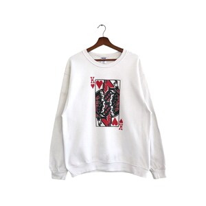 Vintage King of Hearts Crewneck Sweatshirt